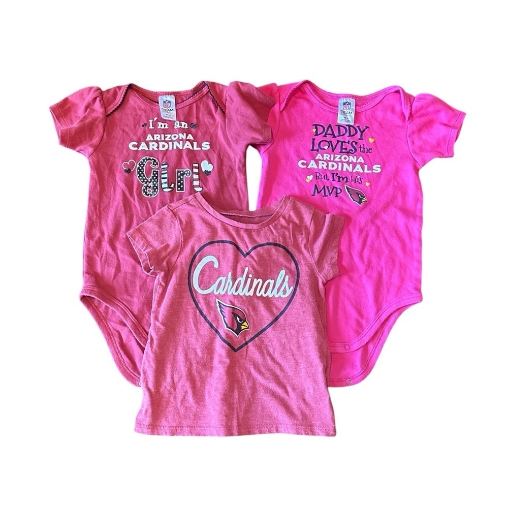 Cardinals Fans NFL Onesies & Shirt 18 months